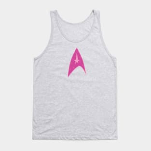 Fanart for the cure - Delta with pink ribbons Tank Top